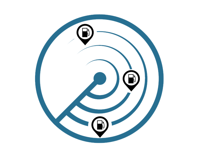 The iWantFuel system will automatically find the closest refuelling sites to your vehicle.